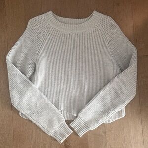 Aritzia Wilfred Crop Knit Sweater